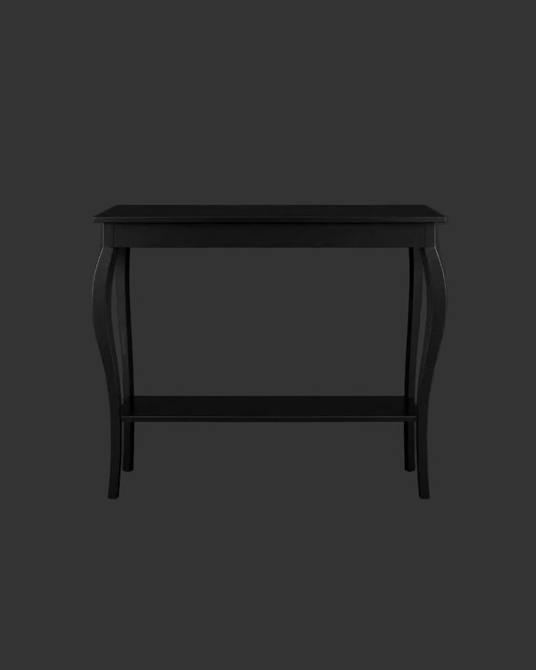 Narrow Console Table, Chic Accent Sofa Table, Entryway Table, 39.3 Inch, Black