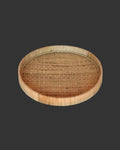 Homart 5219-0 Cayman Large Tray, 13.50-Inch Diameter, Natural, Rattan