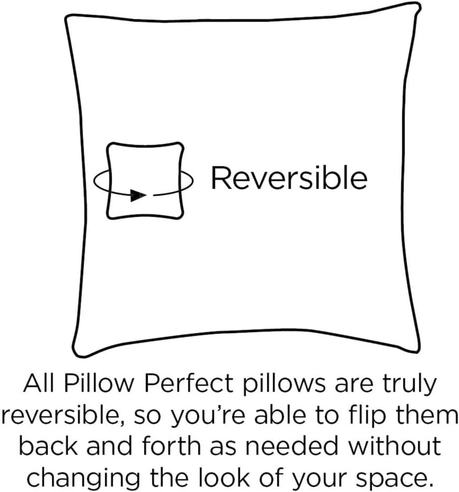 Paisley Indoor/Outdoor Accent Throw Pillow, Plush Fill, Weather, and Fade Resistant, Large Throw - 18.5" X 18.5", Blue/Yellow Gilford, 2 Count