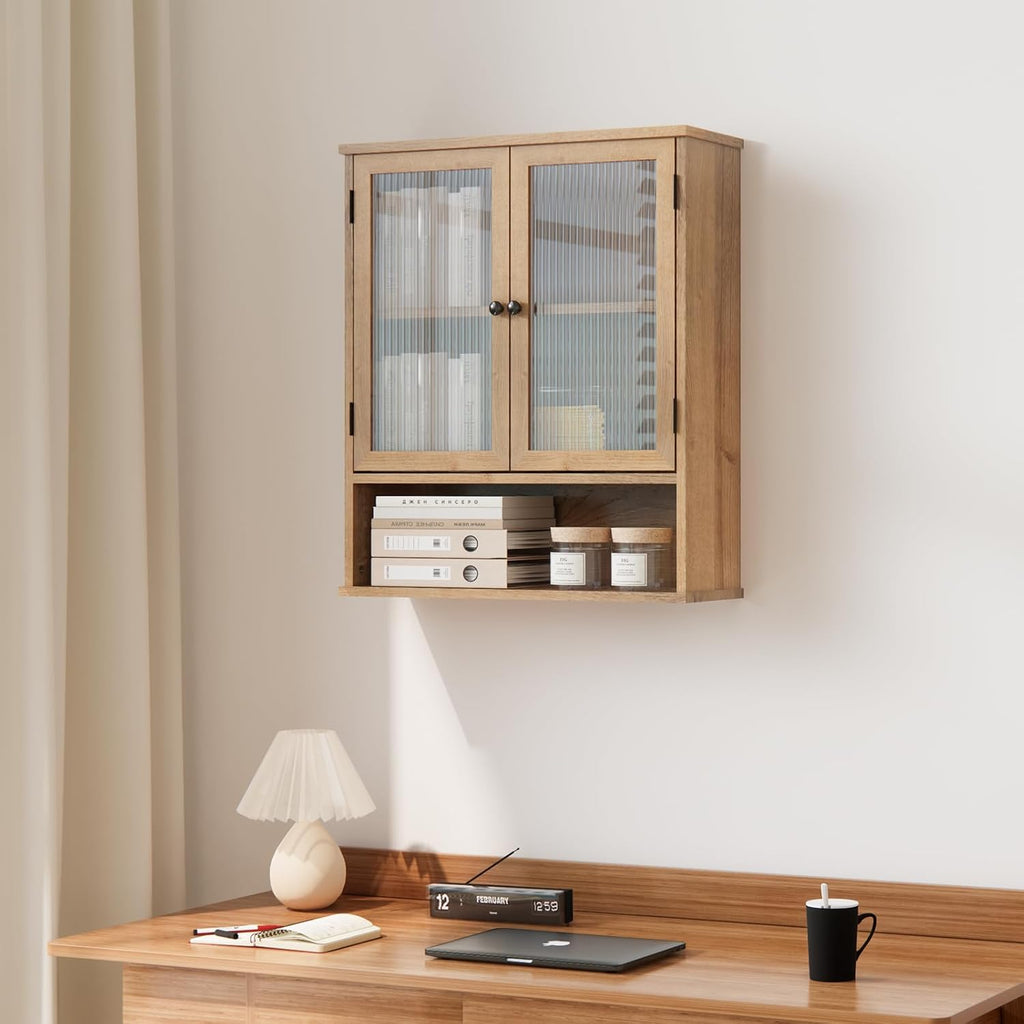 Bathroom Medicine Cabinet, Bathroom Wall Cabinet, Bathroom Cabinet Wall Mount, Medicine Cabinets for Bathroom with Glass Door