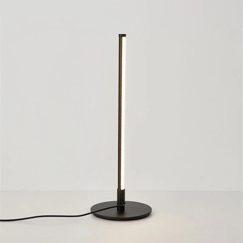 Minimalist Table Lamp Bedroom Bedside Desk Lamp Modern LED Lights Simple Hotel Lamps Homestay Night Light Home Lighting