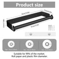 Stainless Steel Kitchen Paper Holder Plastic Wrap Holder Kitchen Accessories Kitchen Paper Dispenser Kitchen Supplies